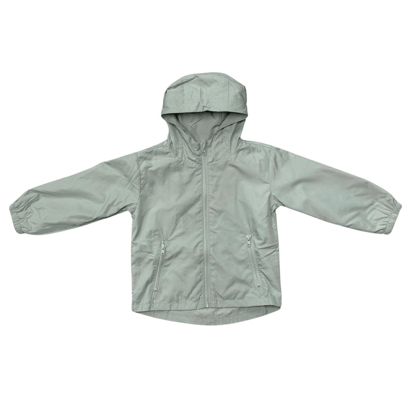 Light-weight Windbreaker in Aqua Grey