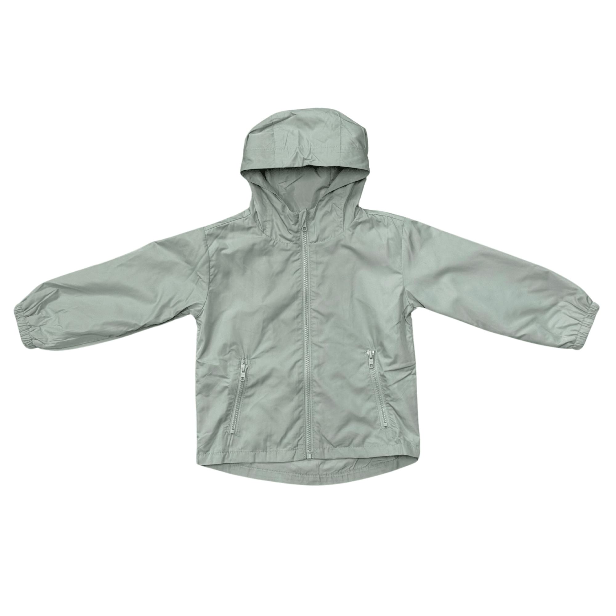 Light-weight Windbreaker in Aqua Grey