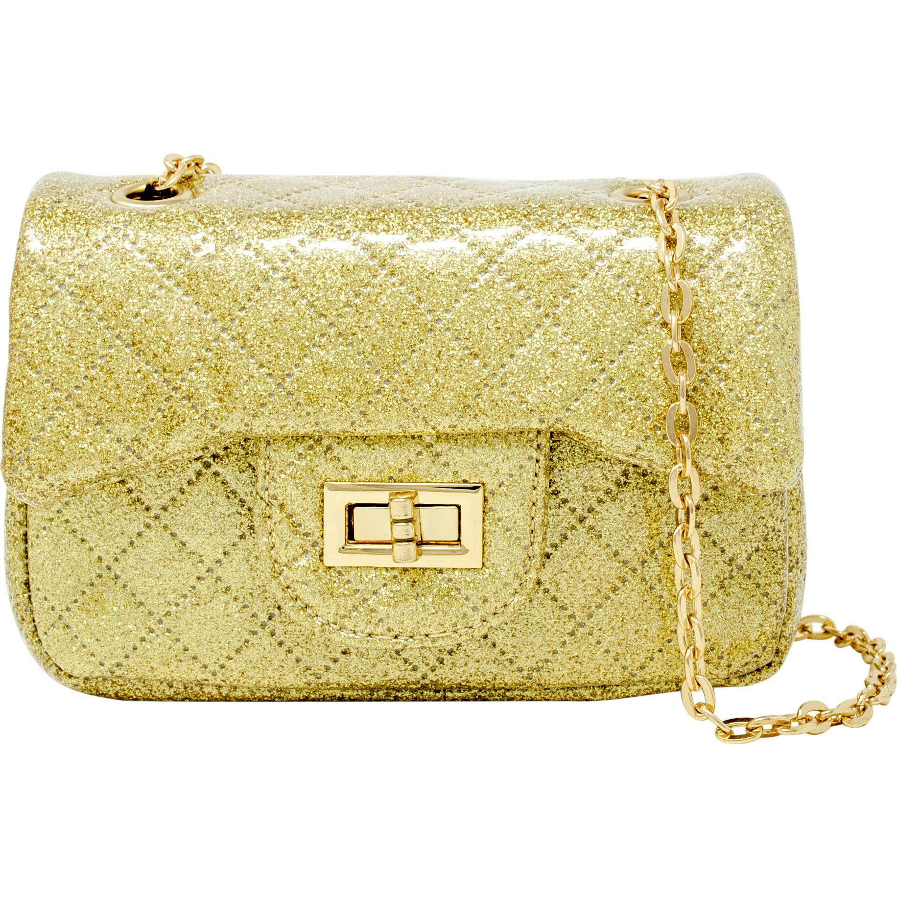 Classic Quilted Sparkle Mini Handbag