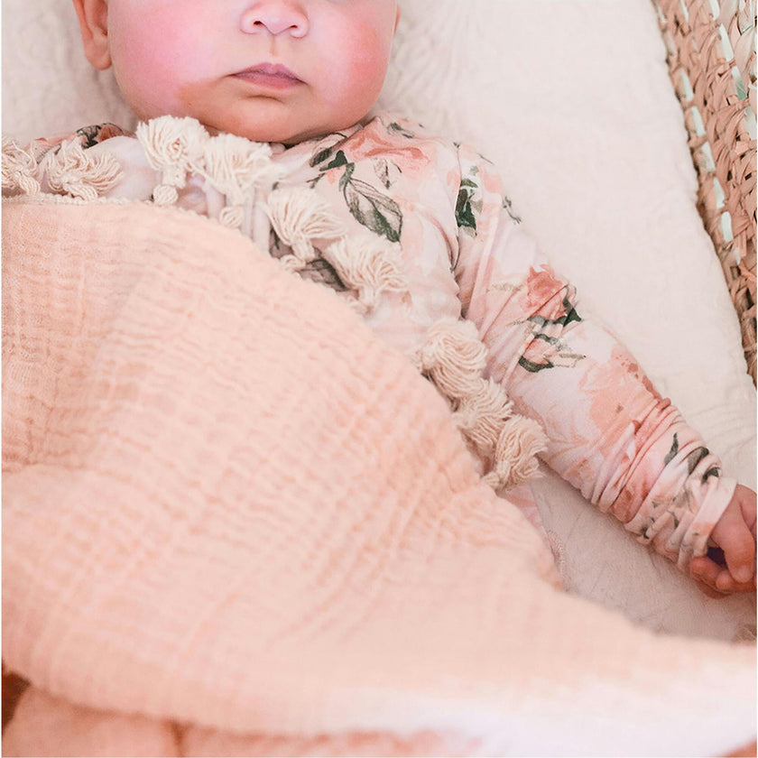 6 Layer Muslin Blanket Desert Rose