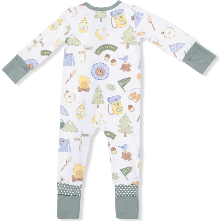 Camping Blue - Convertible Romper