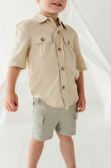 Boy's Cargo Shorts Seagrass