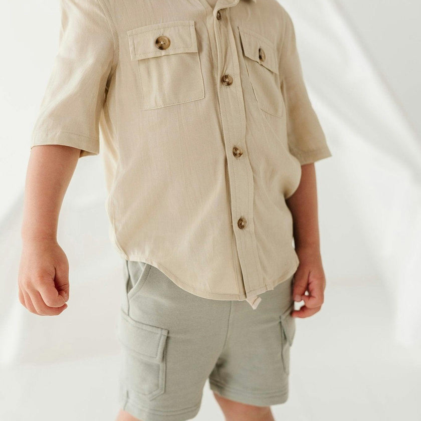 Boy's Utility Shirt Harbor Blue