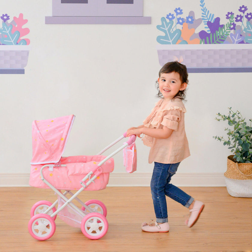 Stars Princess Deluxe Baby Doll Stroller