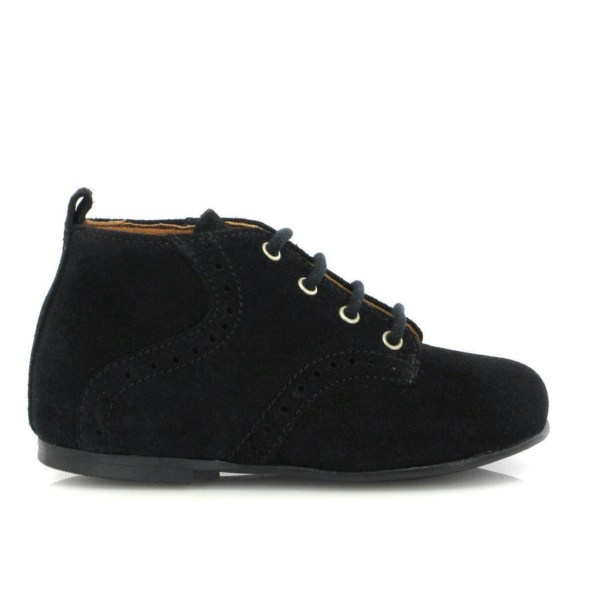 Oxford Boots, Black Suede