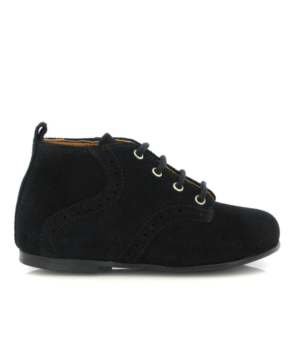 Oxford Boots, Black Suede