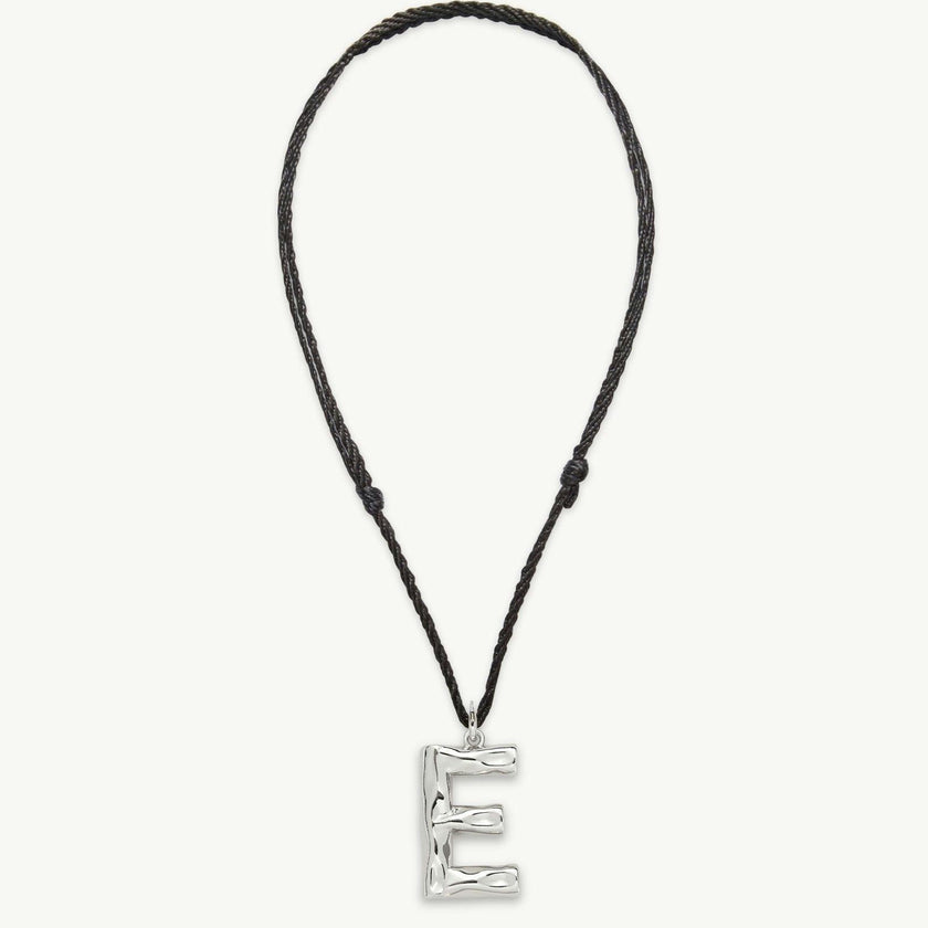 Grande Monogram Necklace in Silver