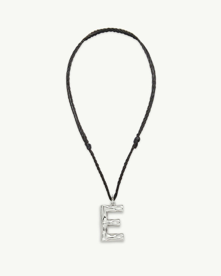 Grande Monogram Necklace in Silver
