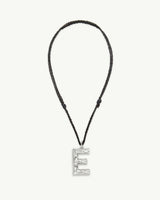 Grande Monogram Necklace in Silver