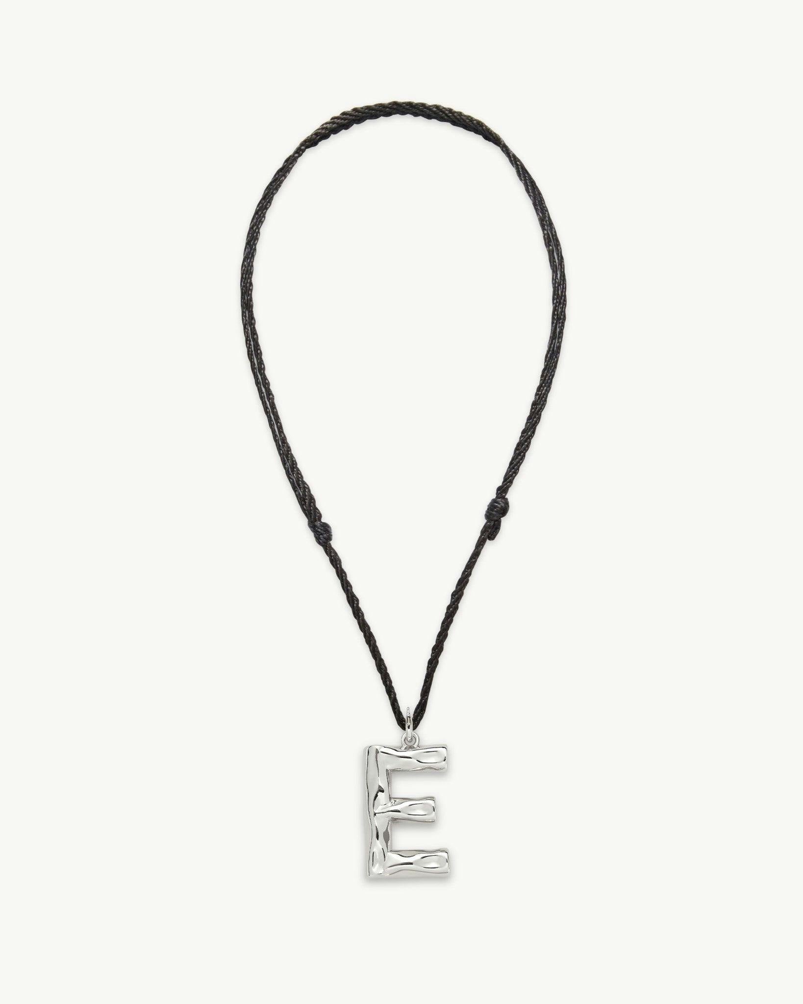 Grande Monogram Necklace in Silver