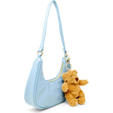 Teddy Charm Shoulder Handbag