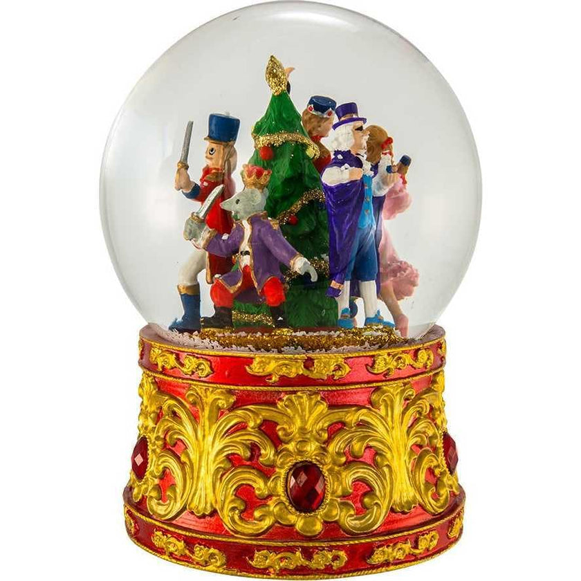 120MM Musical Lighted Nutcracker Water Globe