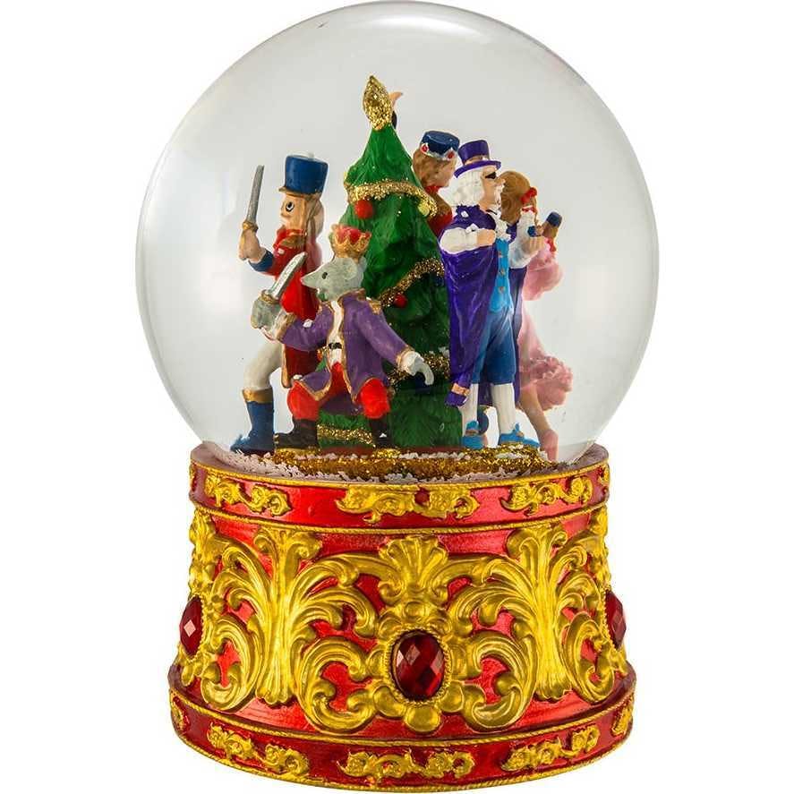 120MM Musical Lighted Nutcracker Water Globe