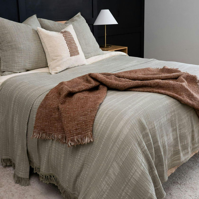 Reversible Chestnut Harmony Throw