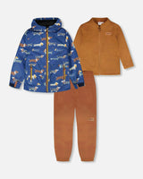3-In-1 Two-Piece Mid-Season Outerwear Set