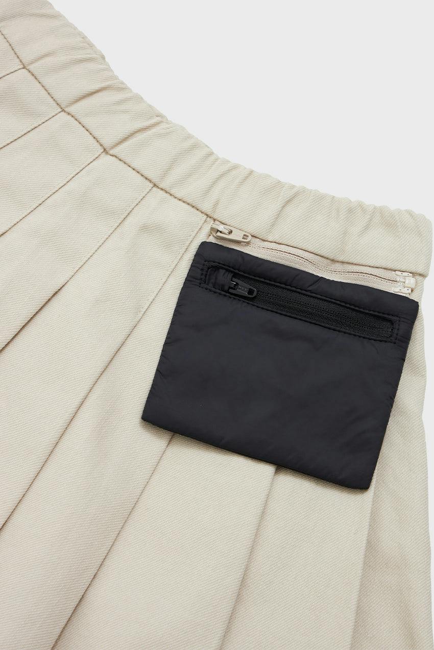 Organic Cotton Pleated Skirt