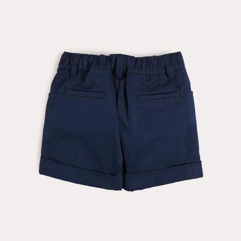 Insignia Elasticated Waist Turn-up Shorts in Navy (12mths-4yrs)