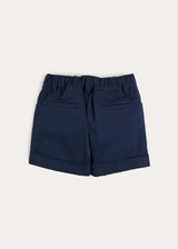 Insignia Elasticated Waist Turn-up Shorts in Navy (12mths-4yrs)