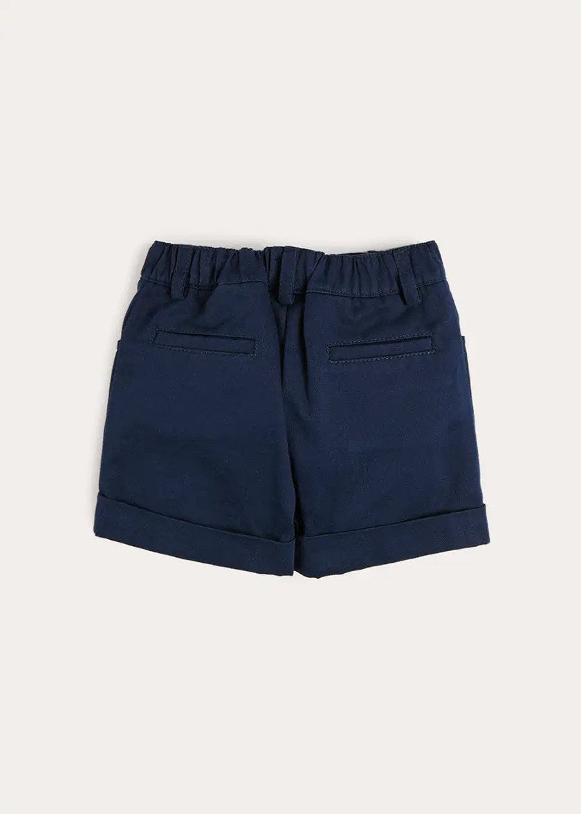 Insignia Elasticated Waist Turn-up Shorts in Navy (12mths-4yrs)