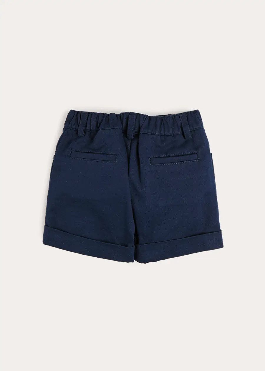 Insignia Elasticated Waist Turn-up Shorts in Navy (12mths-4yrs)