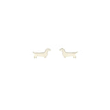 Weiner Dog Stud Earrings