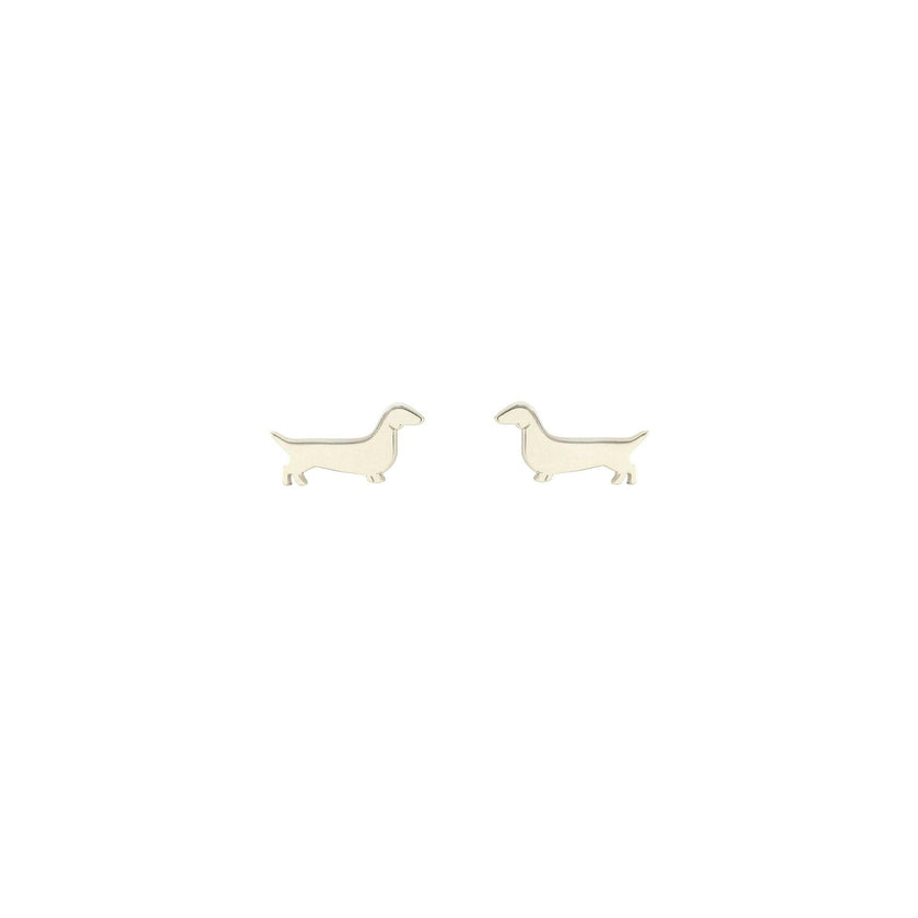 Weiner Dog Stud Earrings