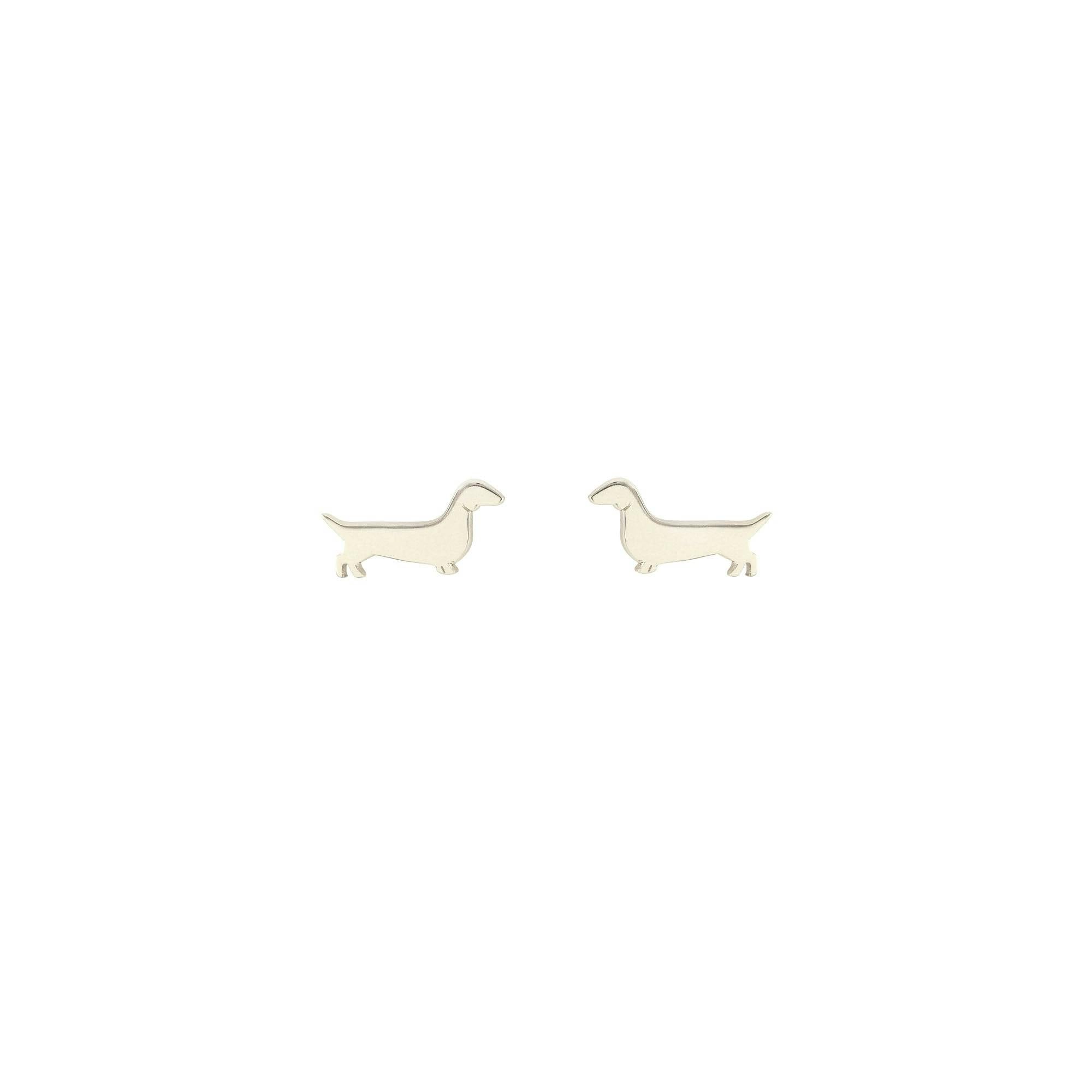 Weiner Dog Stud Earrings