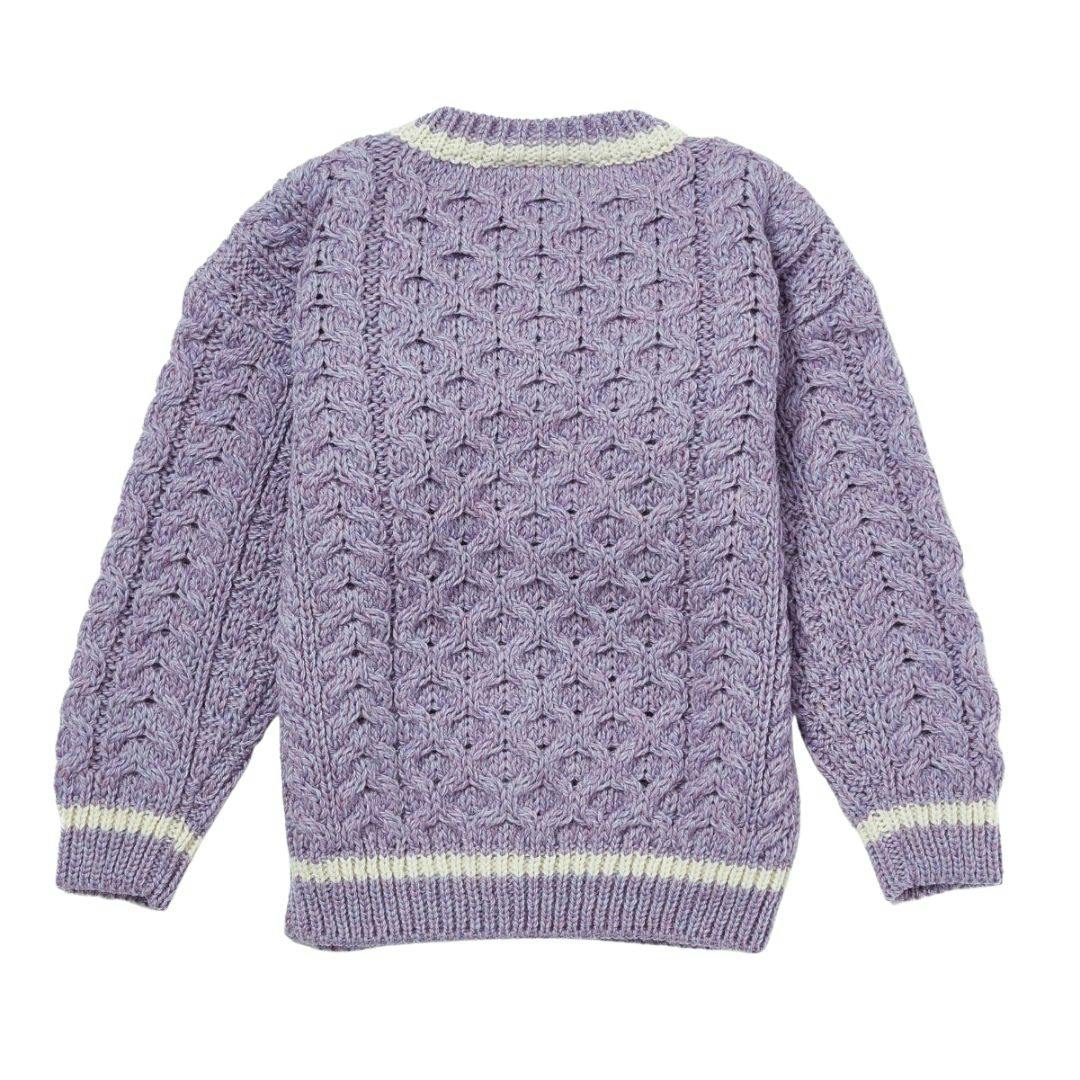 London Days Merino Children's Sweater - Amethyst