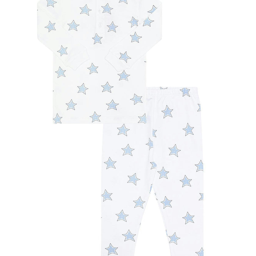 Blue Stars Print Pajama