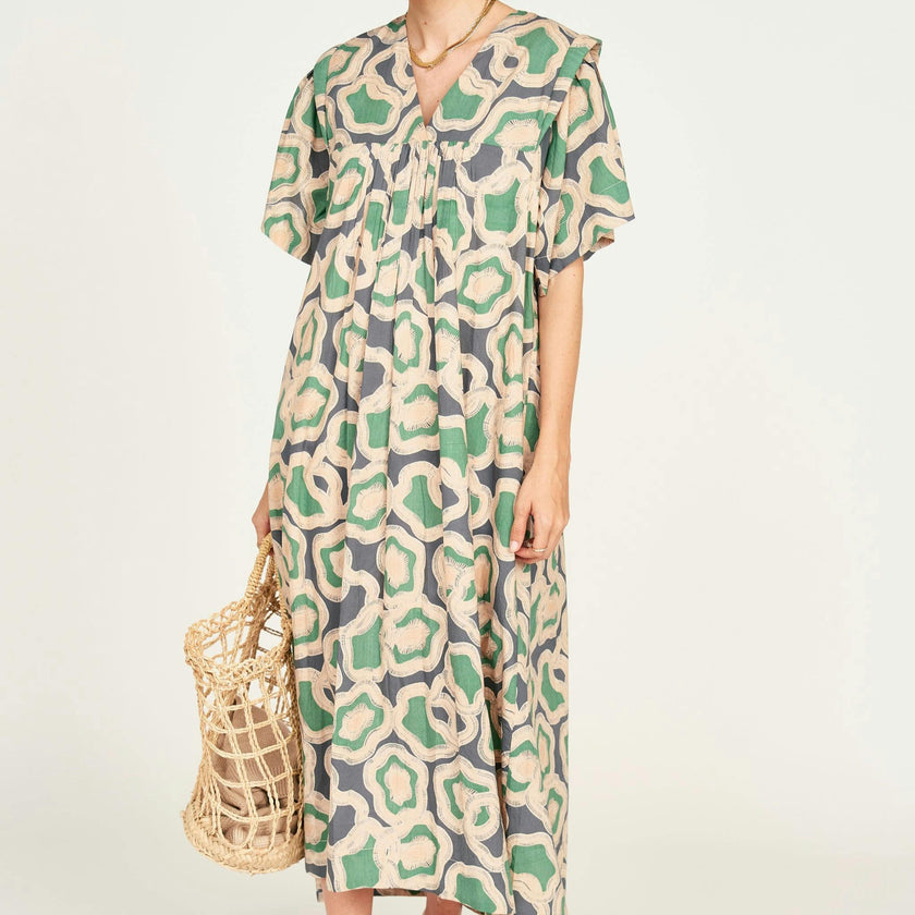 Belem Caftan in Marine Puddles