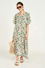 Belem Caftan in Marine Puddles