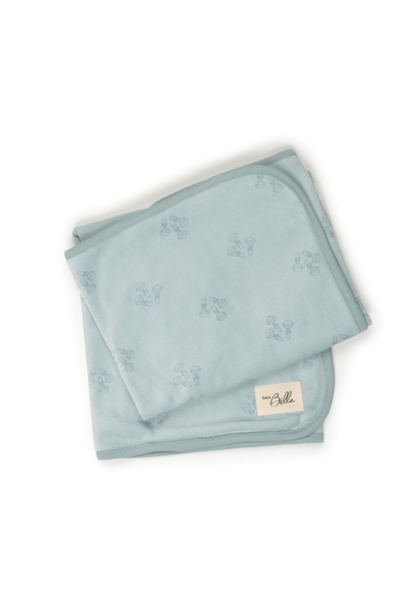 Rattle Print Velour Blanket