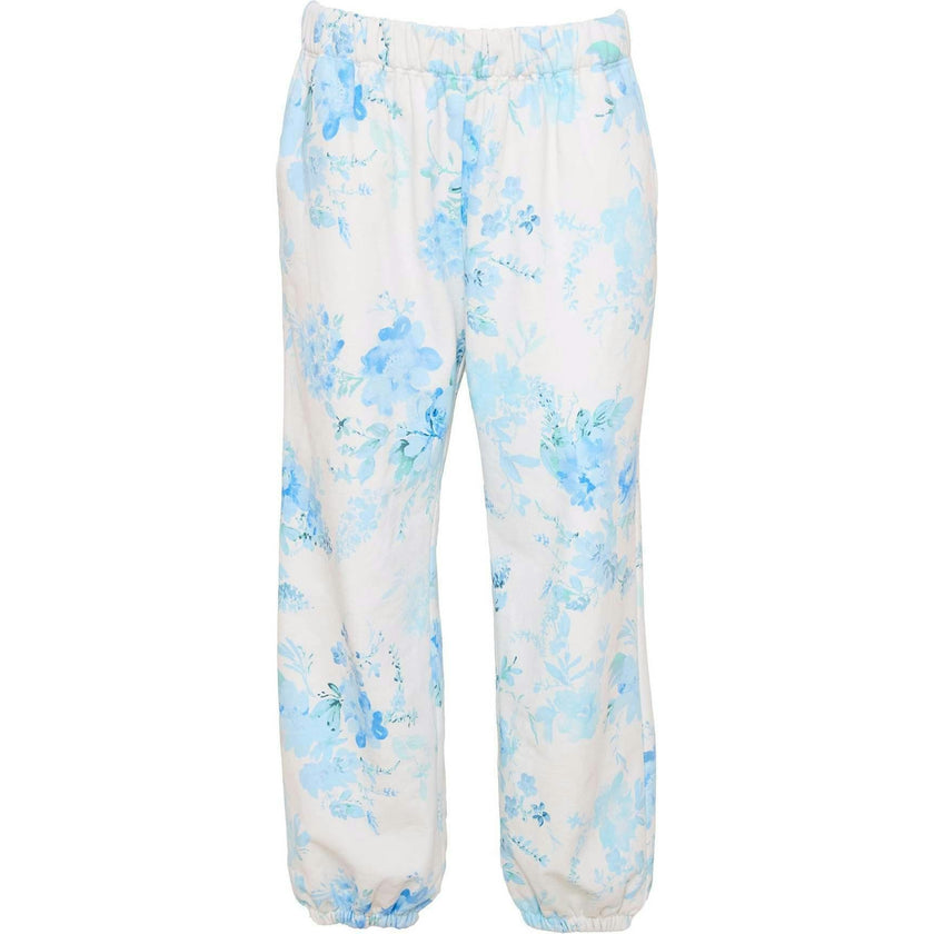 Kian Jogger Sweatpants in Blue Aquarelle Fleur