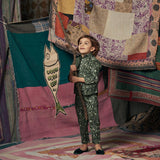 Kids Frankie Shirt and Frankie Pants Folktale Green
