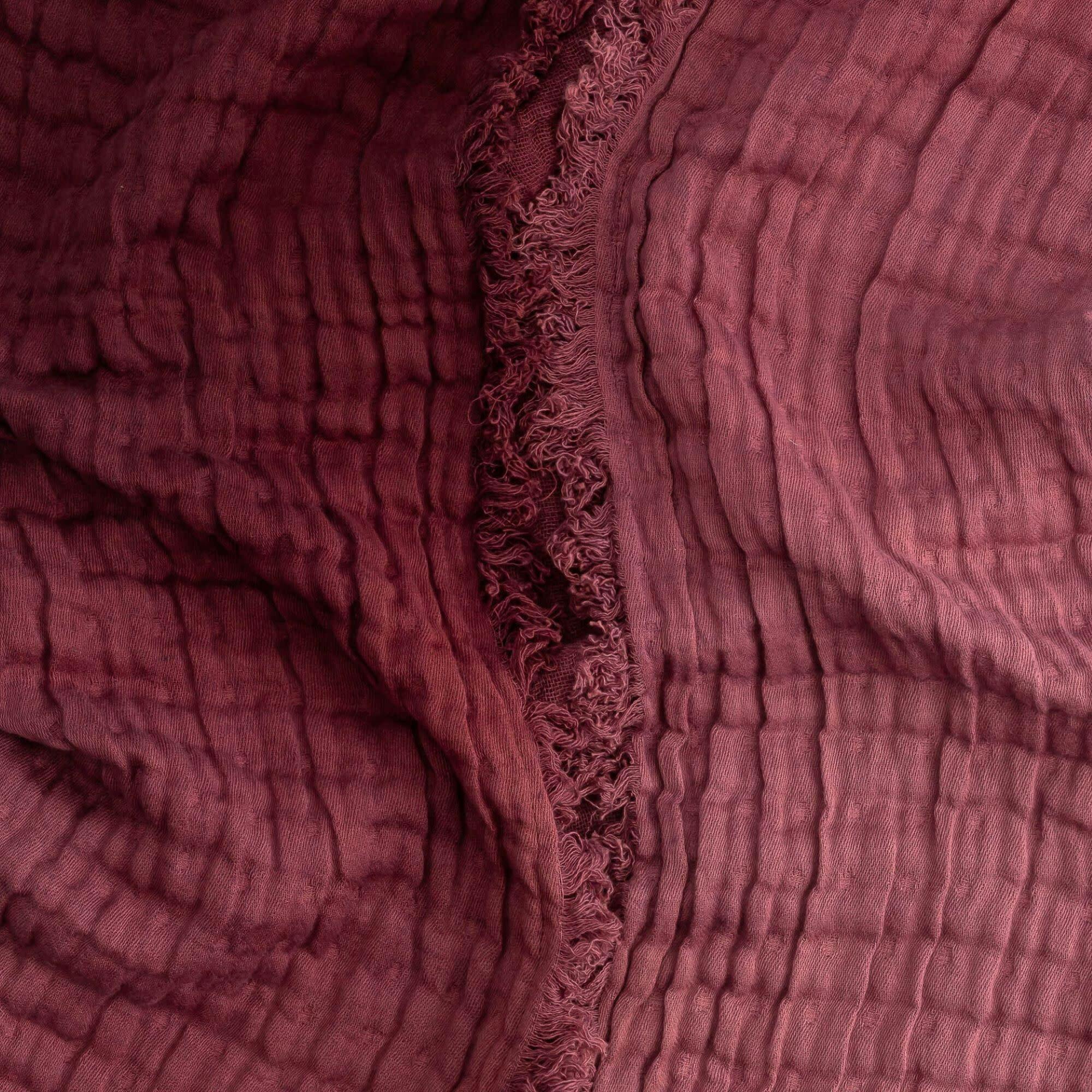 Multi-Layer Orchid Ombre Muslin Cotton Baby Blanket