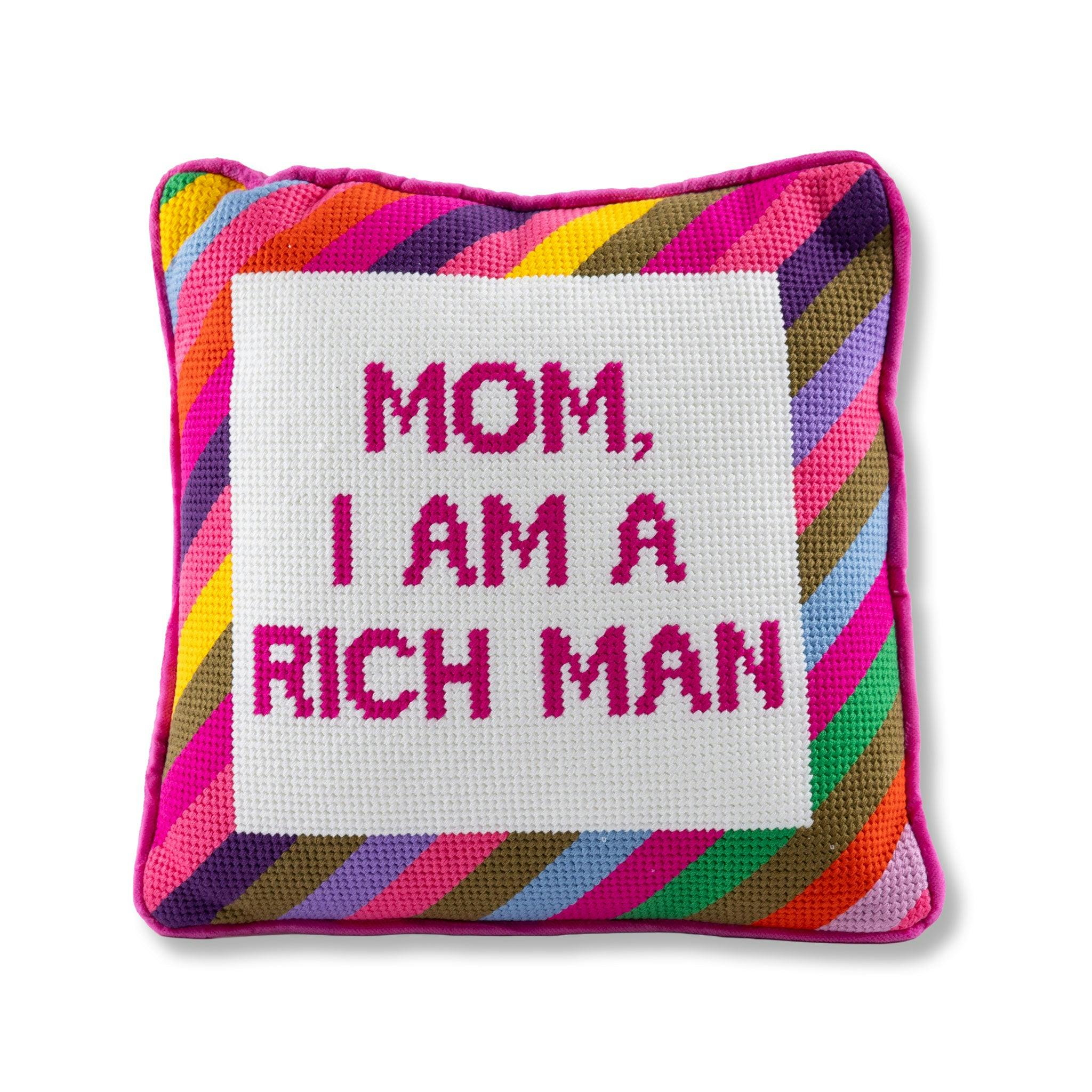 Furbish Studio Needlepoint Pillow - Thumbnail 2