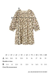 Charlotte Dress in Harvest Toile