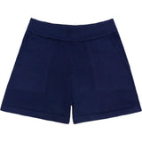 Women's Navy Knit Short