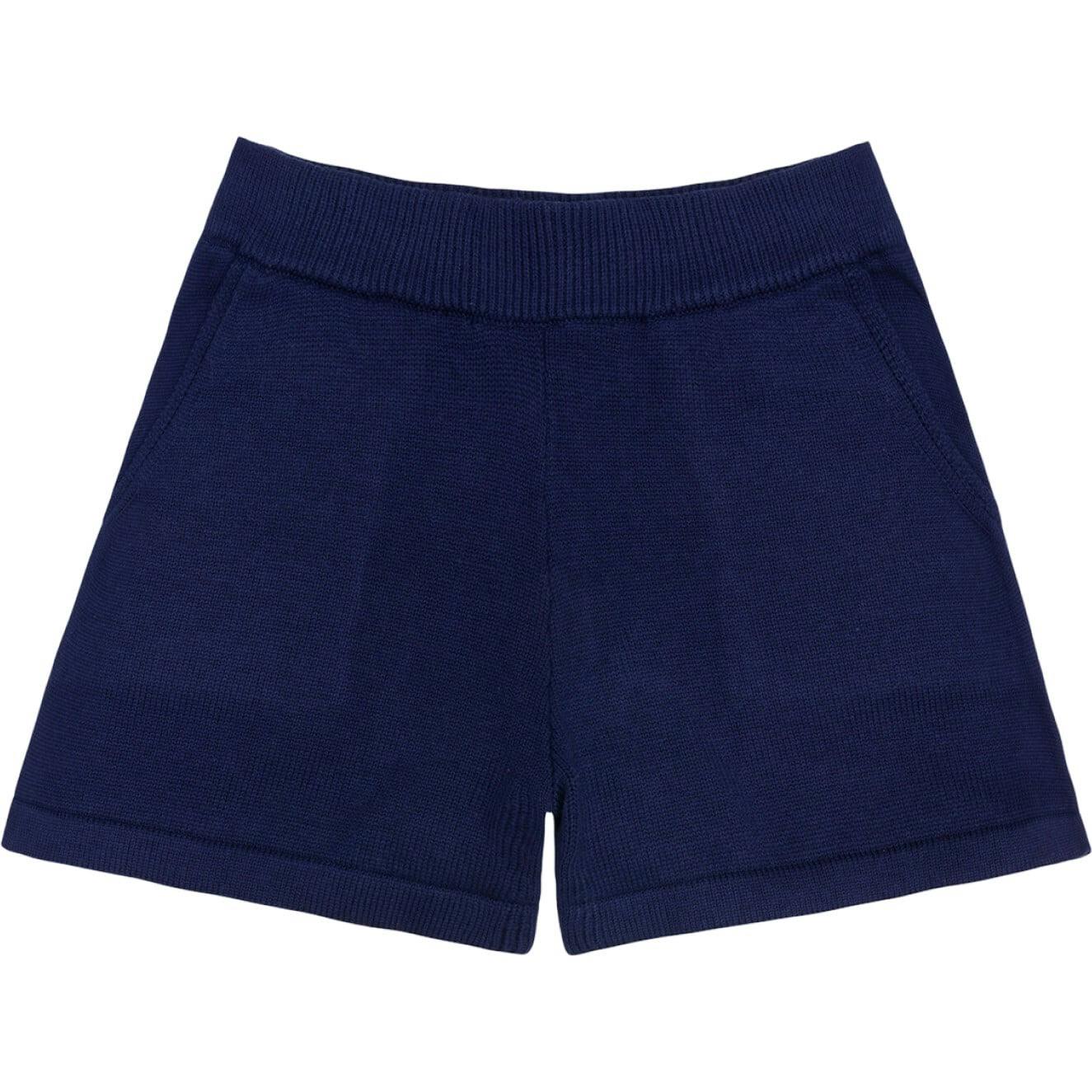 Women's Navy Knit Short