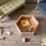 Hexagon Nesting Tables (Set of 3) | Solid European Oak