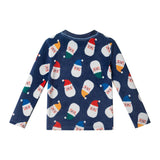 Boys (2-4) Velour Pajama Set | Santa Squad - Navy