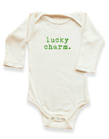 Lucky Charm Organic Baby Bodysuit Long Sleeve