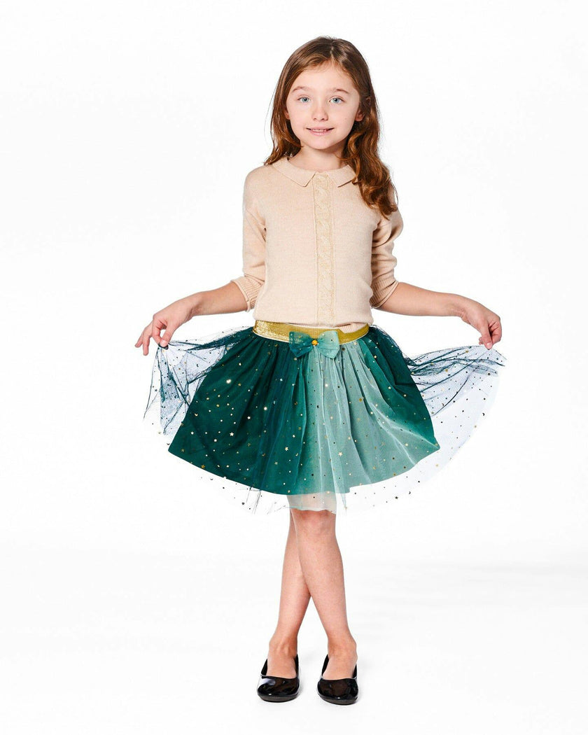 Mesh Skirt with Bow