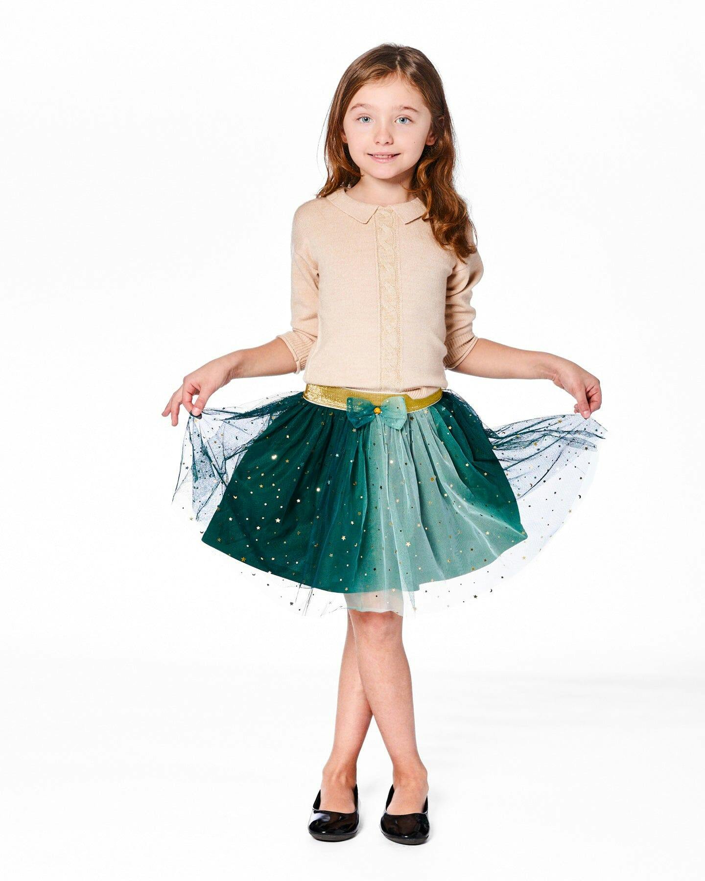 Mesh Skirt with Bow
