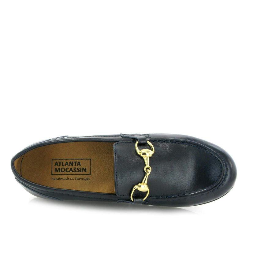 Teresa Buckle - navy blue smooth