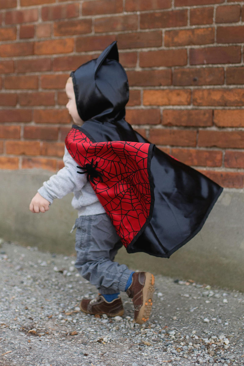 Baby Spider/Bat Cape Reversible Cape