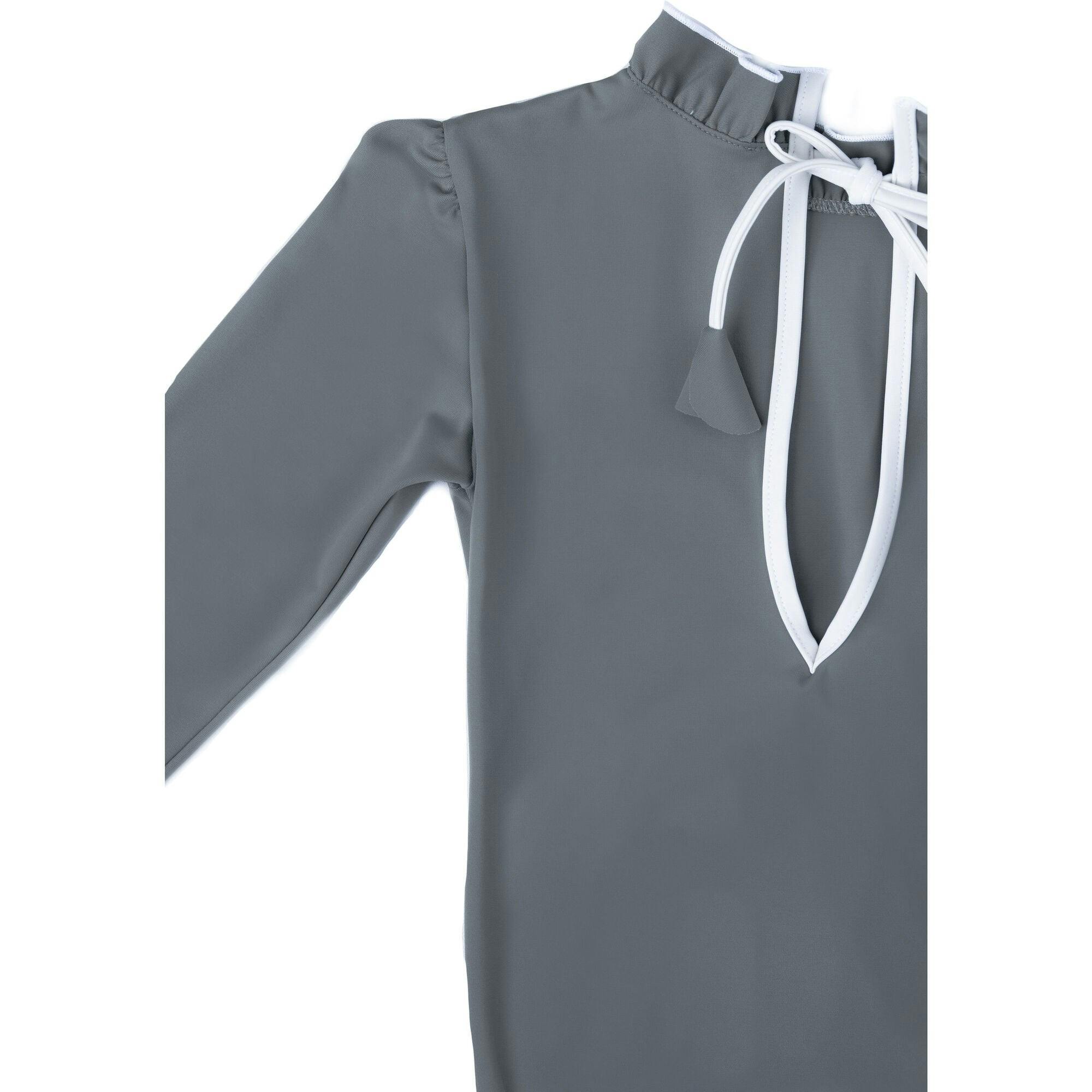 Sofia Surf Suit in Pebbles Grey & Ivory