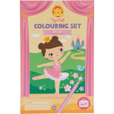 Tribe: Coloring Set - Ballet - Activity Set w/ Stickers