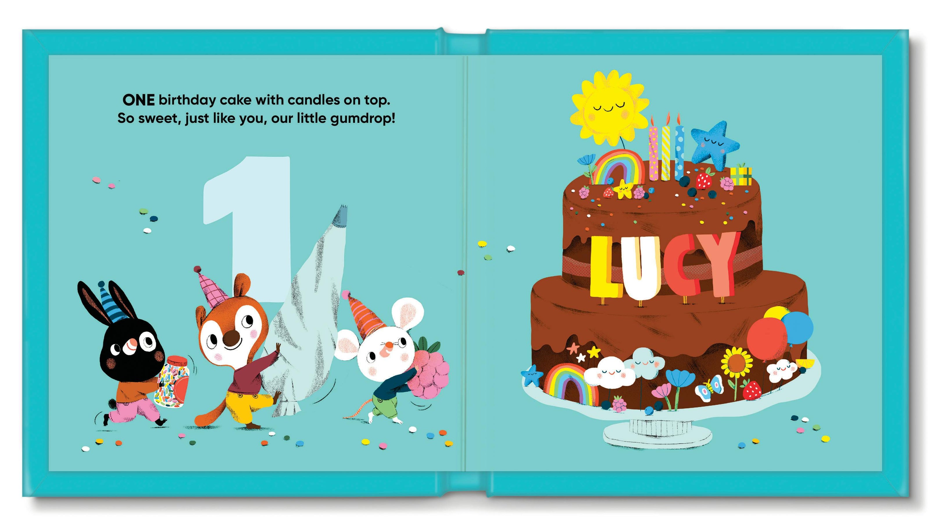 Birthday Counting - Birthday Personalized Book