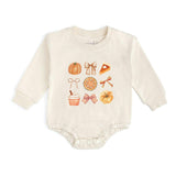 Thankful Cutie Thanksgiving Long Sleeve Romper
